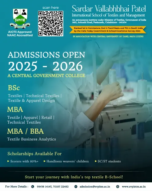 SVPITM-TEXTILECOLLEGE- social-media-poster-designed-by-avanexa